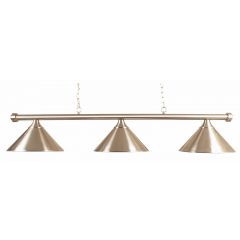 Style 3-shades Brushed steel Lamp