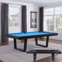 Lexor Pooltafel Dinner Unity Black Oak 7ft