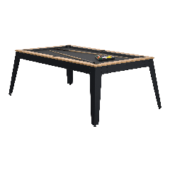 Rene Pierre Pooltafel Steel Venice / zwart