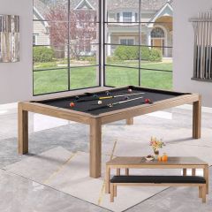 Lexor Pooltafel Dinner Design Vintage Oak 7ft